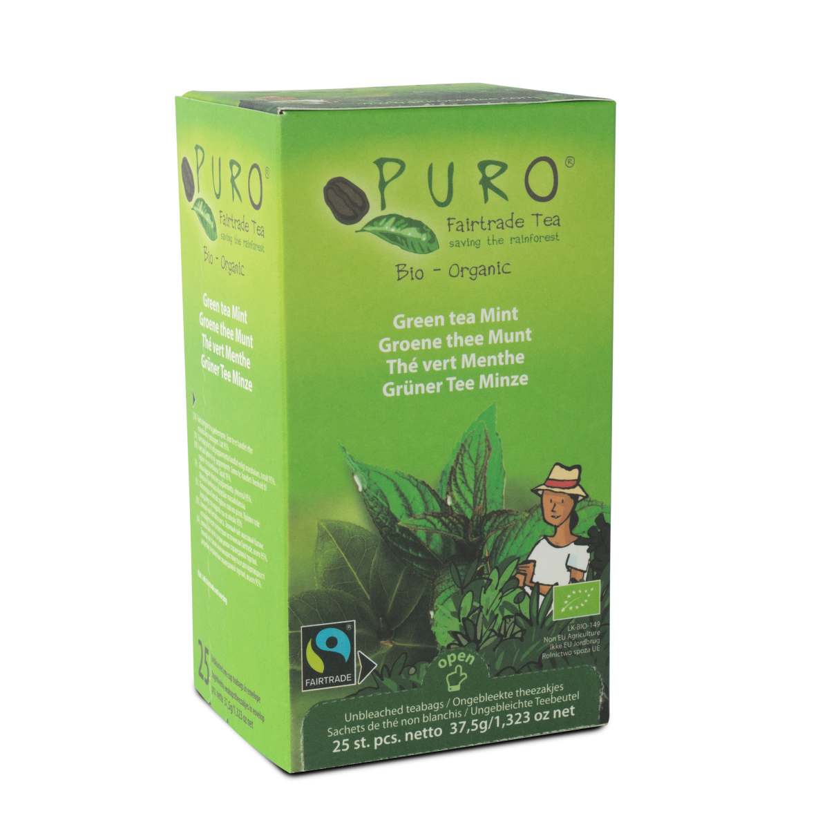 Boite de thé menthe de 25 sachets de 1.5g